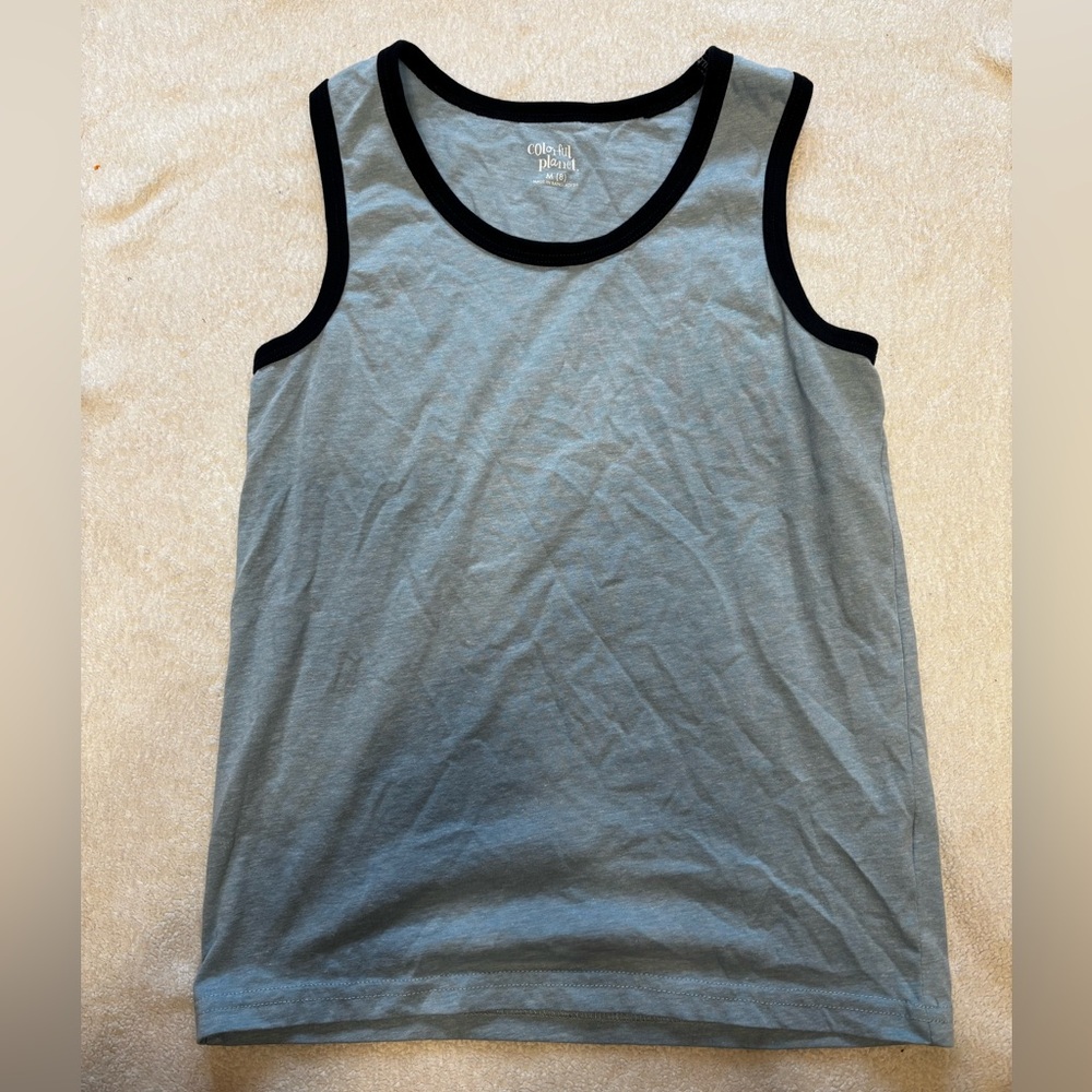 Old Navy Blue and Black Kids Tank Top